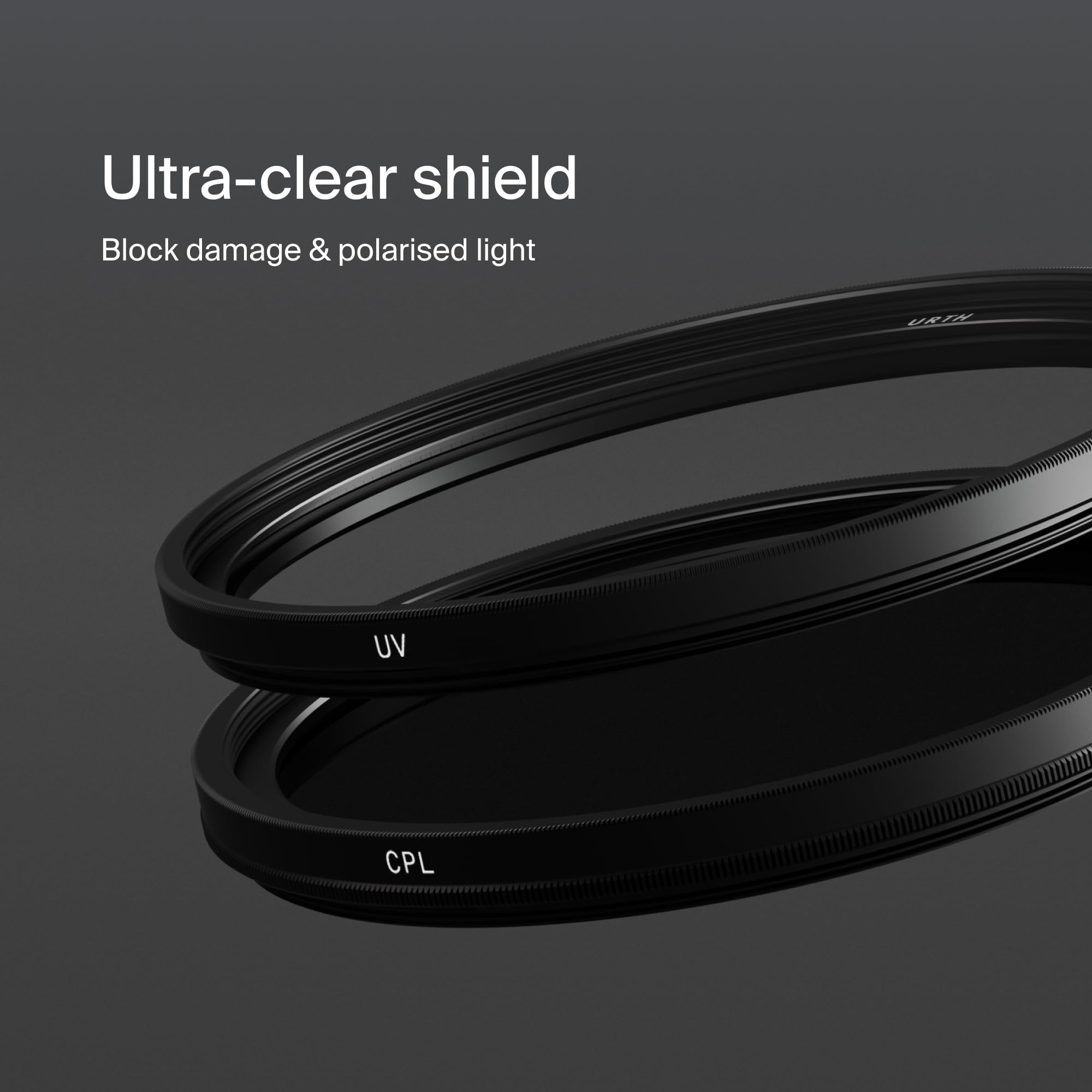Urth 77mm 2-in-1 Lens Filter Kit - UV, Circular Polarizing (CPL), Multi-Coated Optical Glass, Ultra-Slim Camera Lens Filters - Image 4