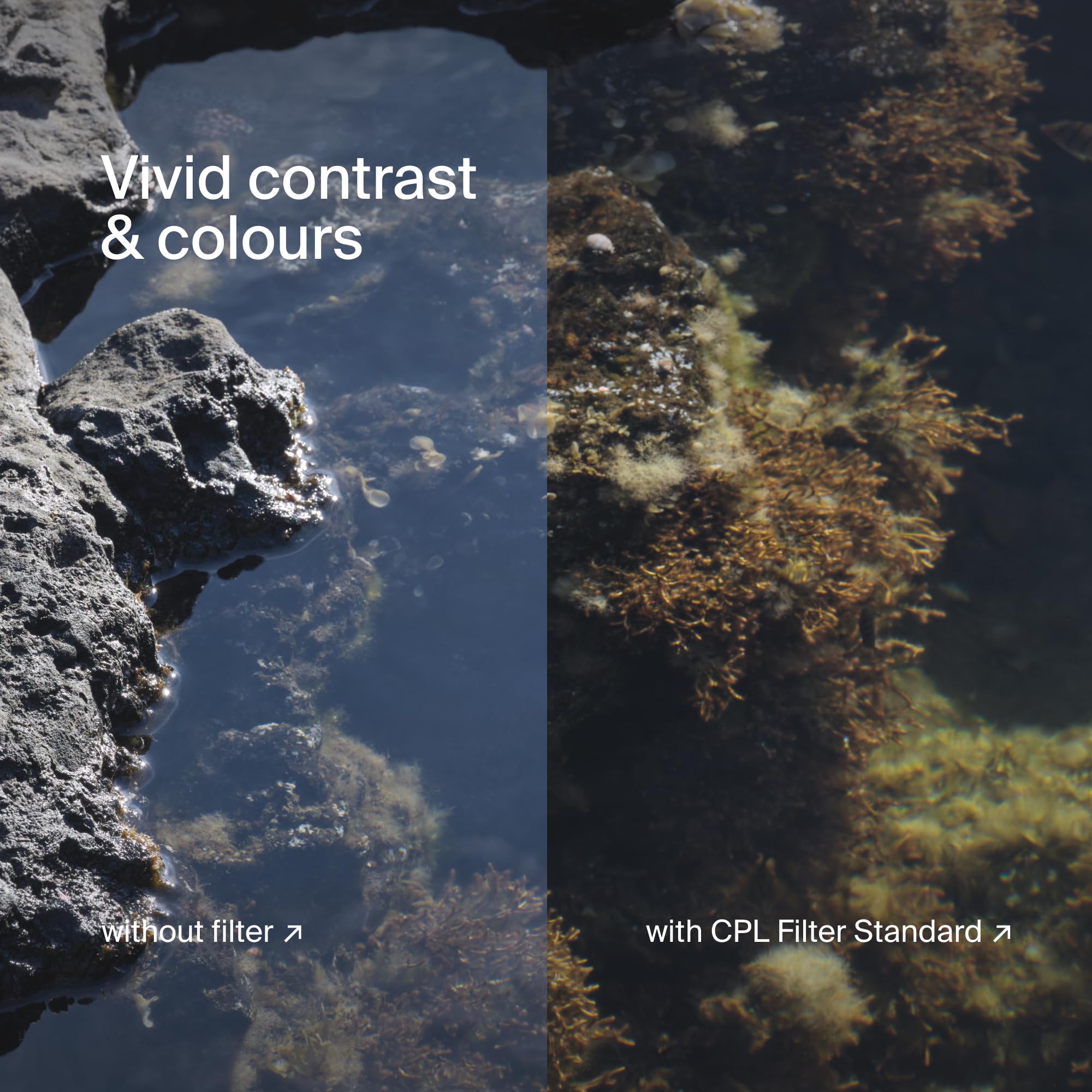 Urth 77mm 2-in-1 Lens Filter Kit - UV, Circular Polarizing (CPL), Multi-Coated Optical Glass, Ultra-Slim Camera Lens Filters - Image 5