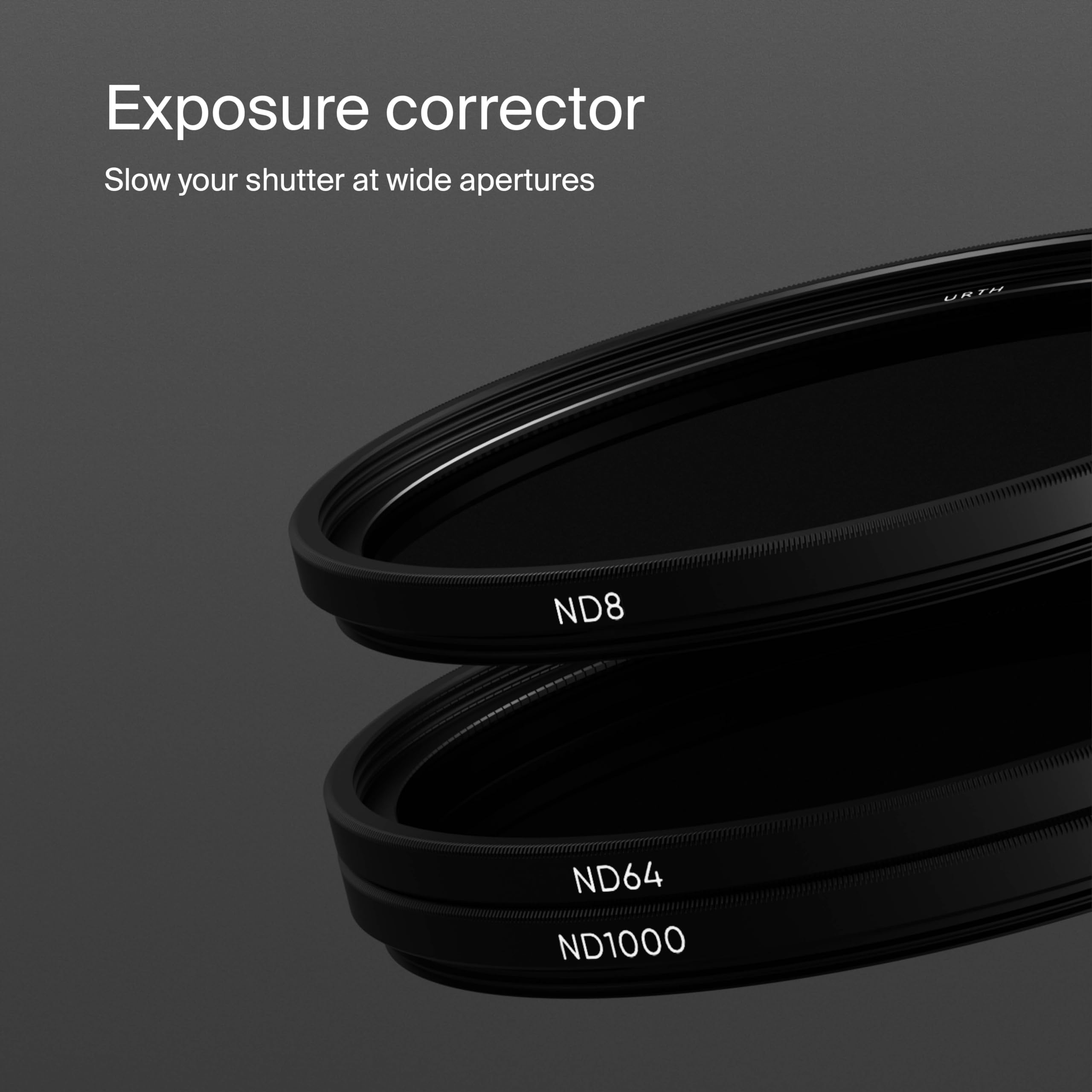 Urth 77mm 3-in-1 Lens Filter Kit (Plus+) — Neutral Density ND8, ND64, ND1000, 20-Layer Nano-Coated, Ultra-Slim Camera Lens Filters - Image 5