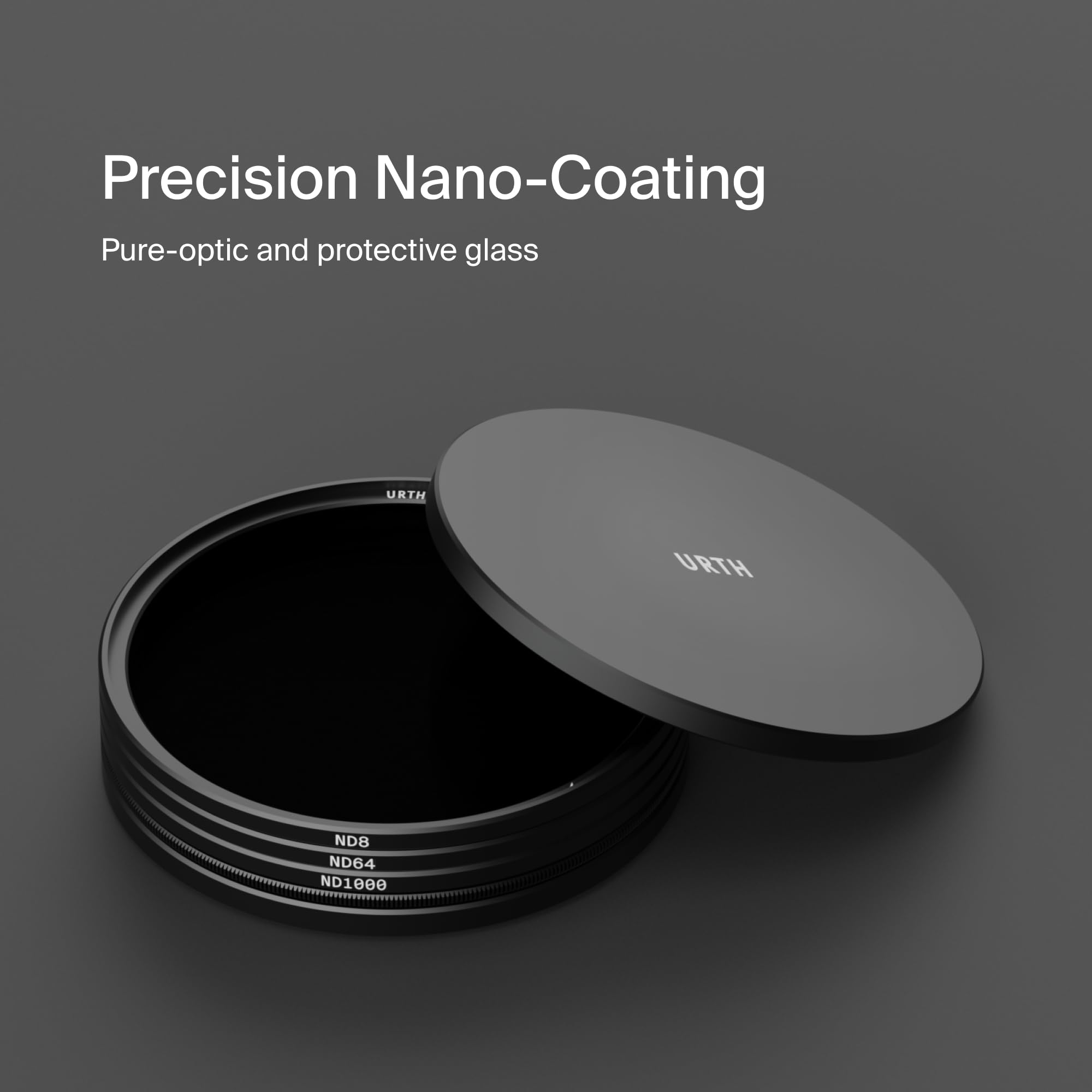 Urth 77mm 3-in-1 Magnetic Lens Filter Kit (Plus+) — Neutral Density ND8, ND64, ND1000, 20-Layer Nano-Coated, Ultra-Slim Camera Lens Filters - Image 3