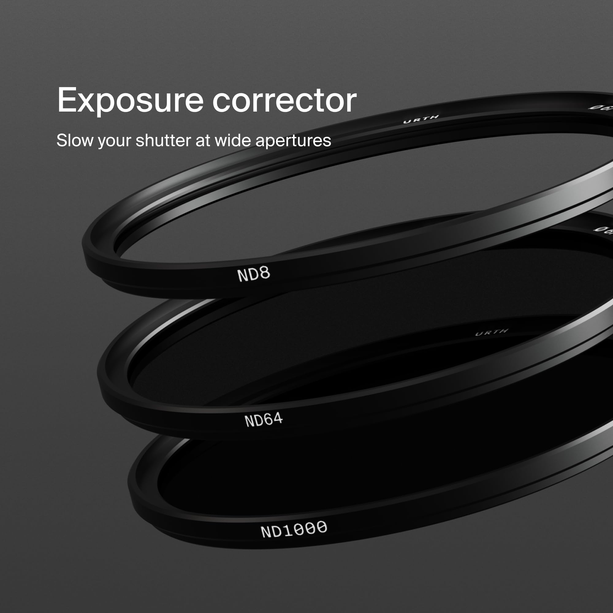 Urth 77mm 3-in-1 Magnetic Lens Filter Kit (Plus+) — Neutral Density ND8, ND64, ND1000, 20-Layer Nano-Coated, Ultra-Slim Camera Lens Filters - Image 4