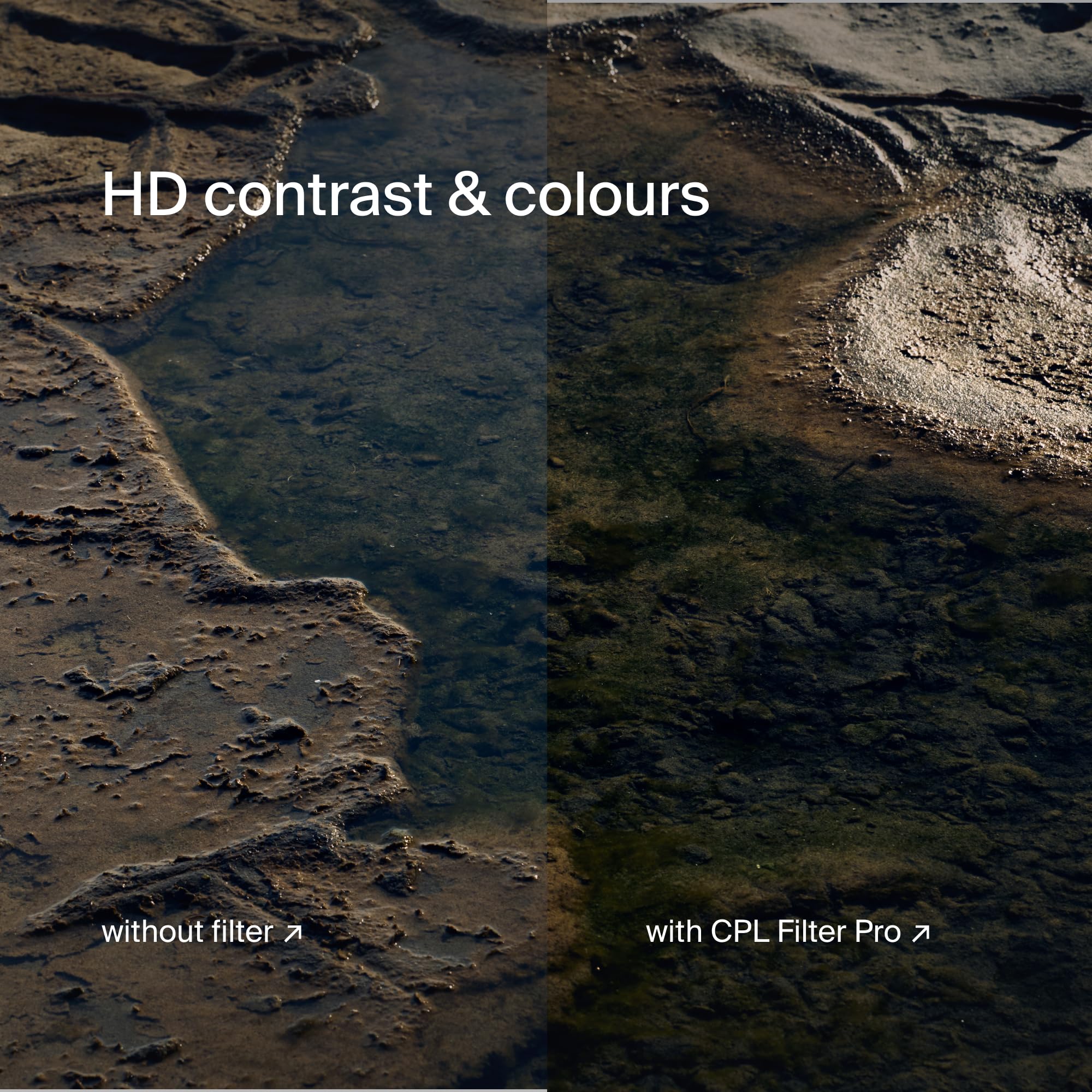 Urth 77mm 4-in-1 Lens Filter Kit (Pro) — Professional-Grade UV, Circular Polarizing (CPL), Advanced Nano Multi-Coated Optical Glass, Ultra-Slim Camera Filters - Image 5