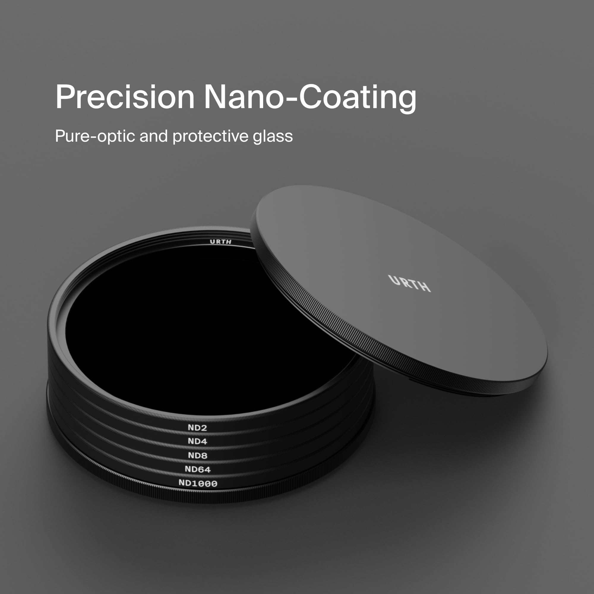 Urth 77mm 5-in-1 Lens Filter Kit (Plus+) — Neutral Density ND2, ND4, ND8, ND64, ND1000, 20-Layer Nano-Coated, Ultra-Slim Camera Lens Filters - Image 3