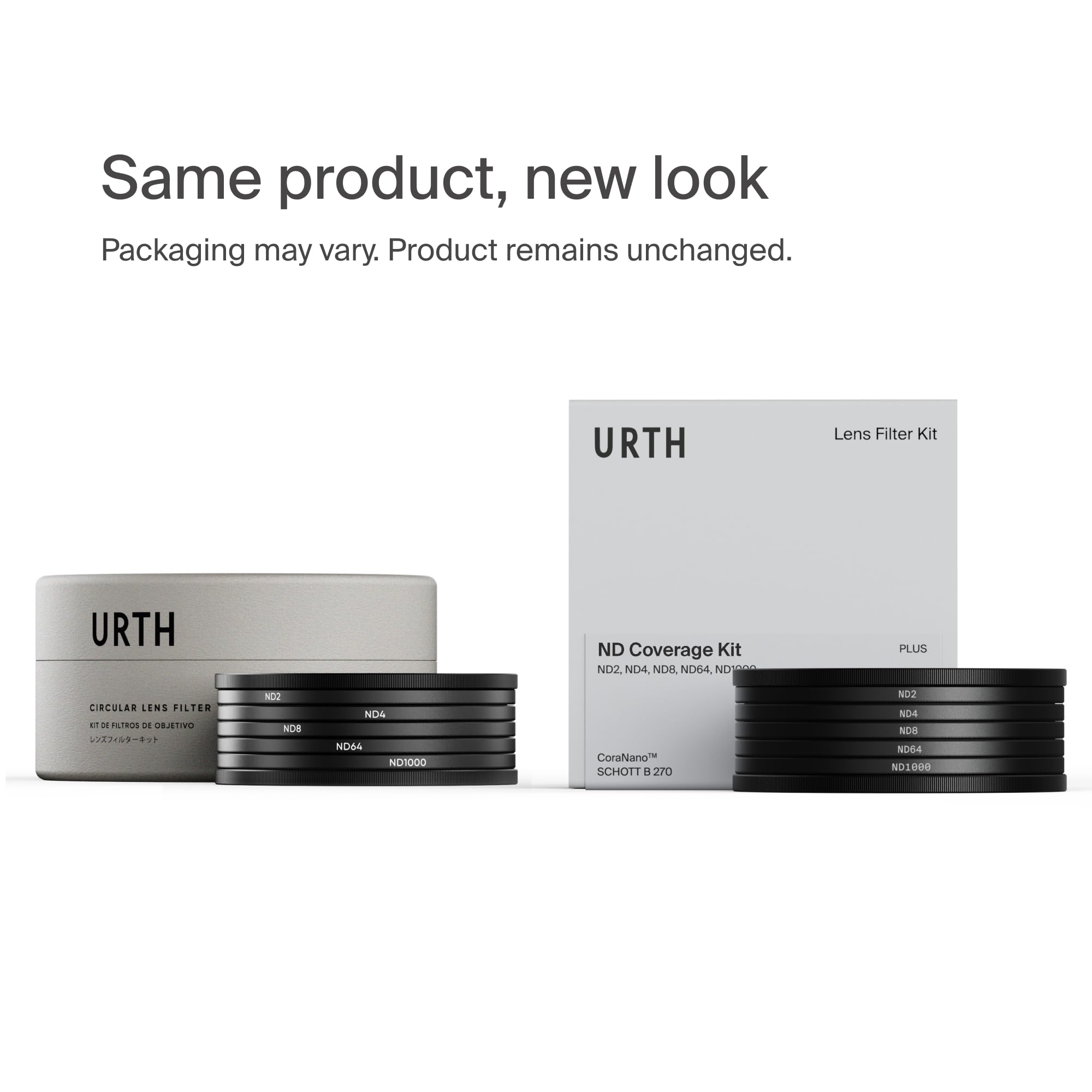Urth 77mm 5-in-1 Lens Filter Kit (Plus+) — Neutral Density ND2, ND4, ND8, ND64, ND1000, 20-Layer Nano-Coated, Ultra-Slim Camera Lens Filters - Image 8