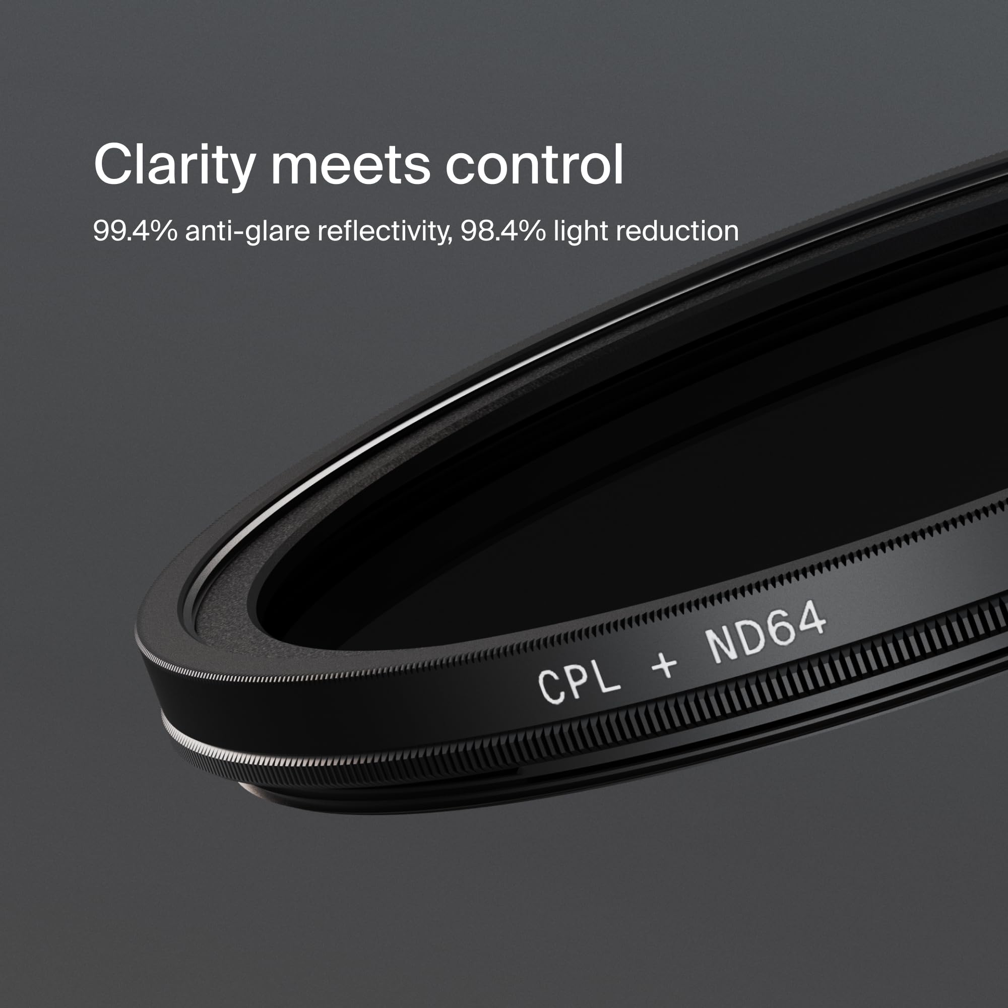 Urth 77mm CPL + ND64 Lens Filter (Plus+) - 20-Layer Nano-Coated Camera Lens Filter for Enhanced Polarization and Neutral Density Control - Image 4