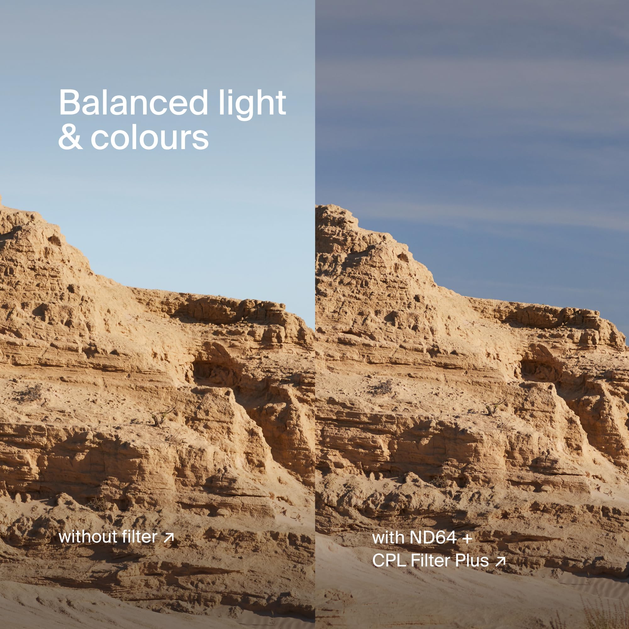 Urth 77mm CPL + ND64 Lens Filter (Plus+) - 20-Layer Nano-Coated Camera Lens Filter for Enhanced Polarization and Neutral Density Control - Image 5