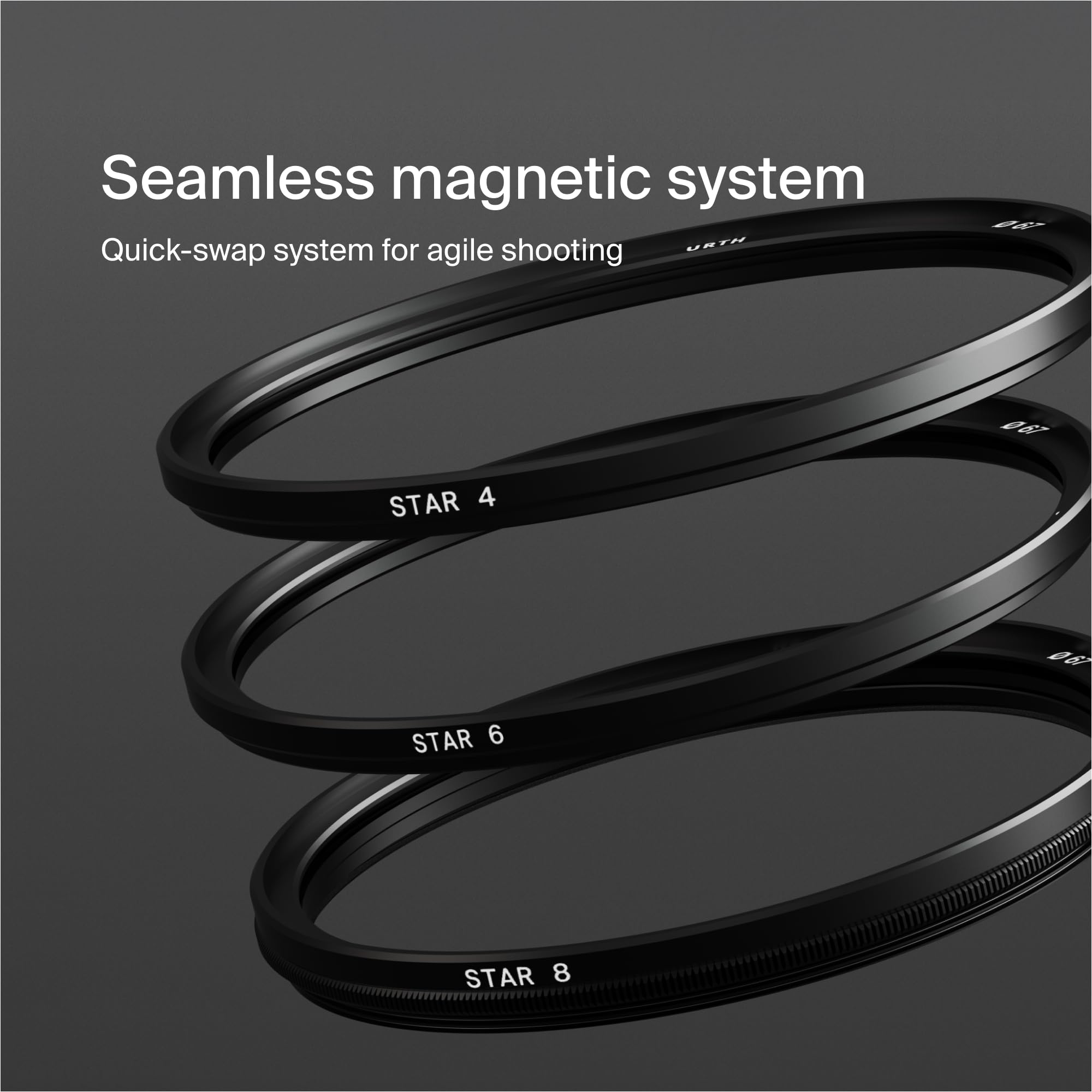 Urth 77mm Magnetic Star Lens Filter Kit (Plus) — 4, 6, 8 Point Starburst Effects, Multi-Layer Nano-Coated Camera Filters for Enhanced Cinematic Photography - Image 5