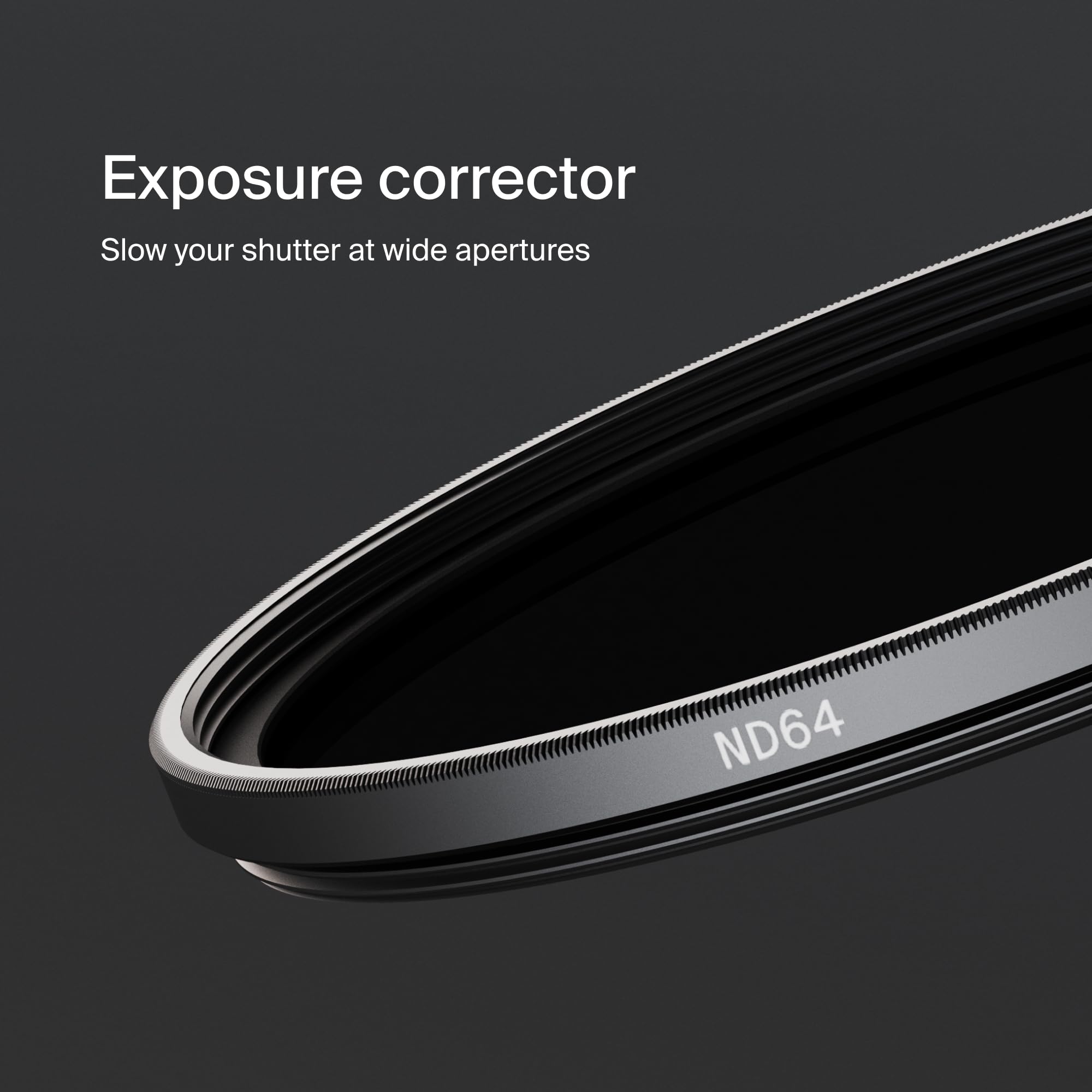 Urth 77mm ND64 Lens Filter (Pro) — Professional-Grade 6-Stop Neutral Density, Ultra-Slim Advanced Nano Multi-Coated Optics for Cameras - Image 4