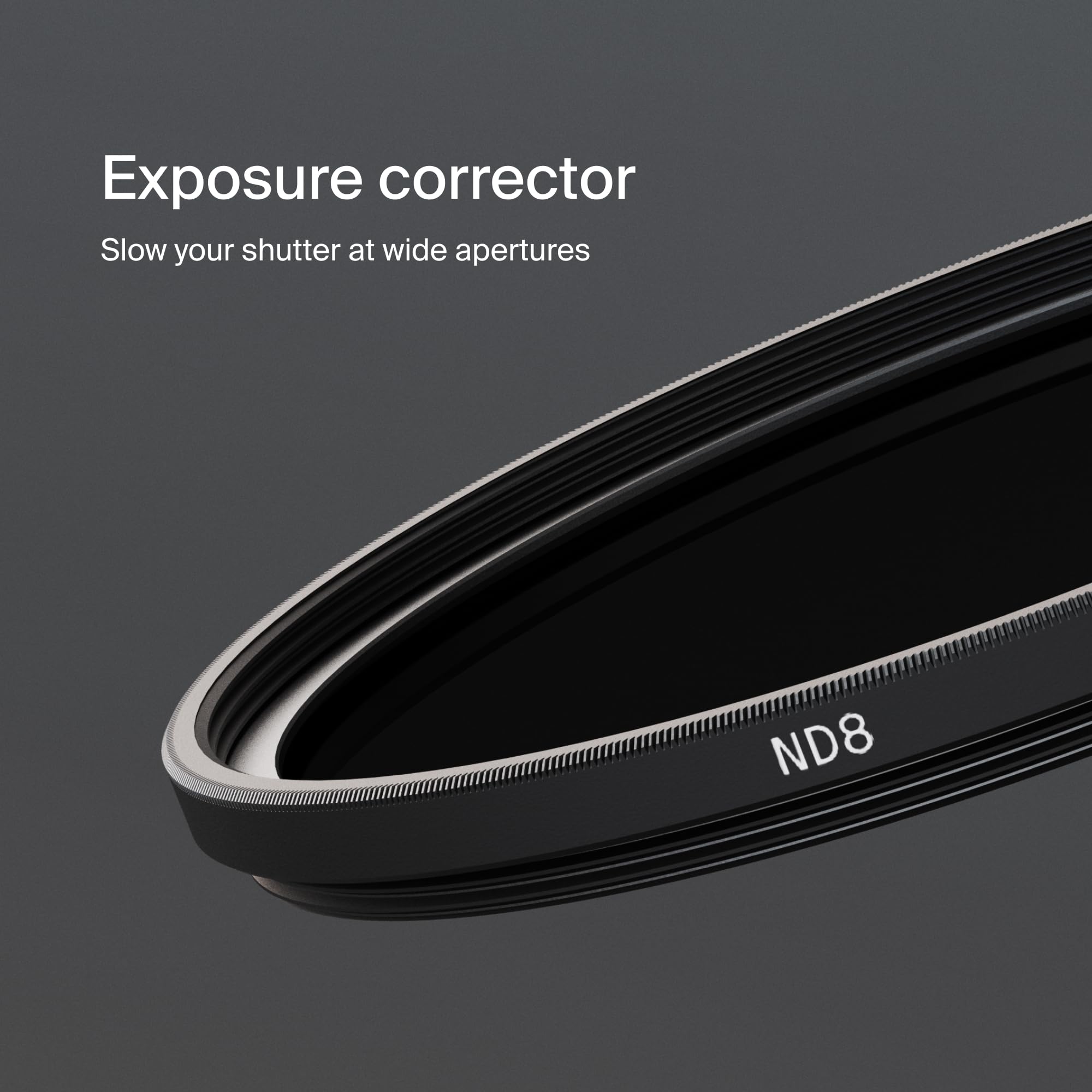 Urth 77mm ND8 (3 Stop) Lens Filter (Plus+) — 20-Layer Nano-Coated, Ultra-Slim Neutral Density Camera Lens Exposure Filter - Image 4