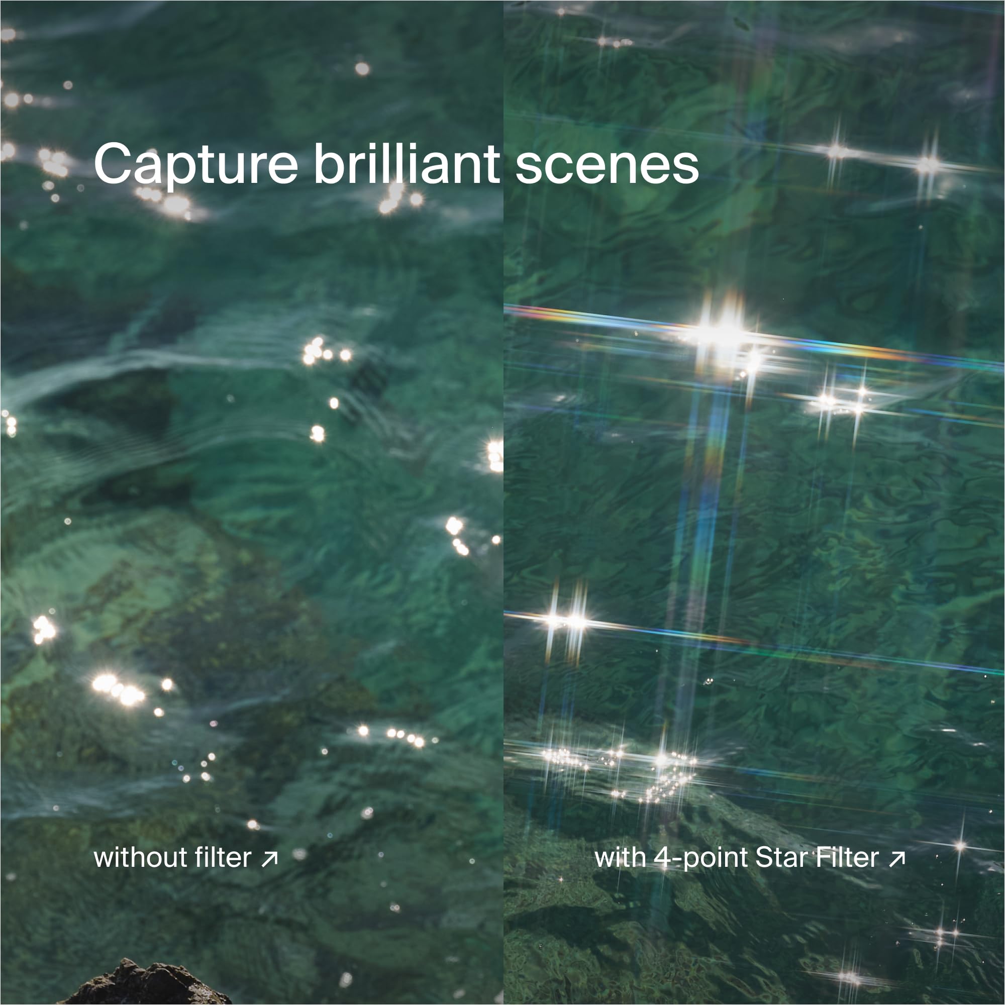 Urth 77mm Star 4, 6, 8-Point Lens Filter Kit - Image 5