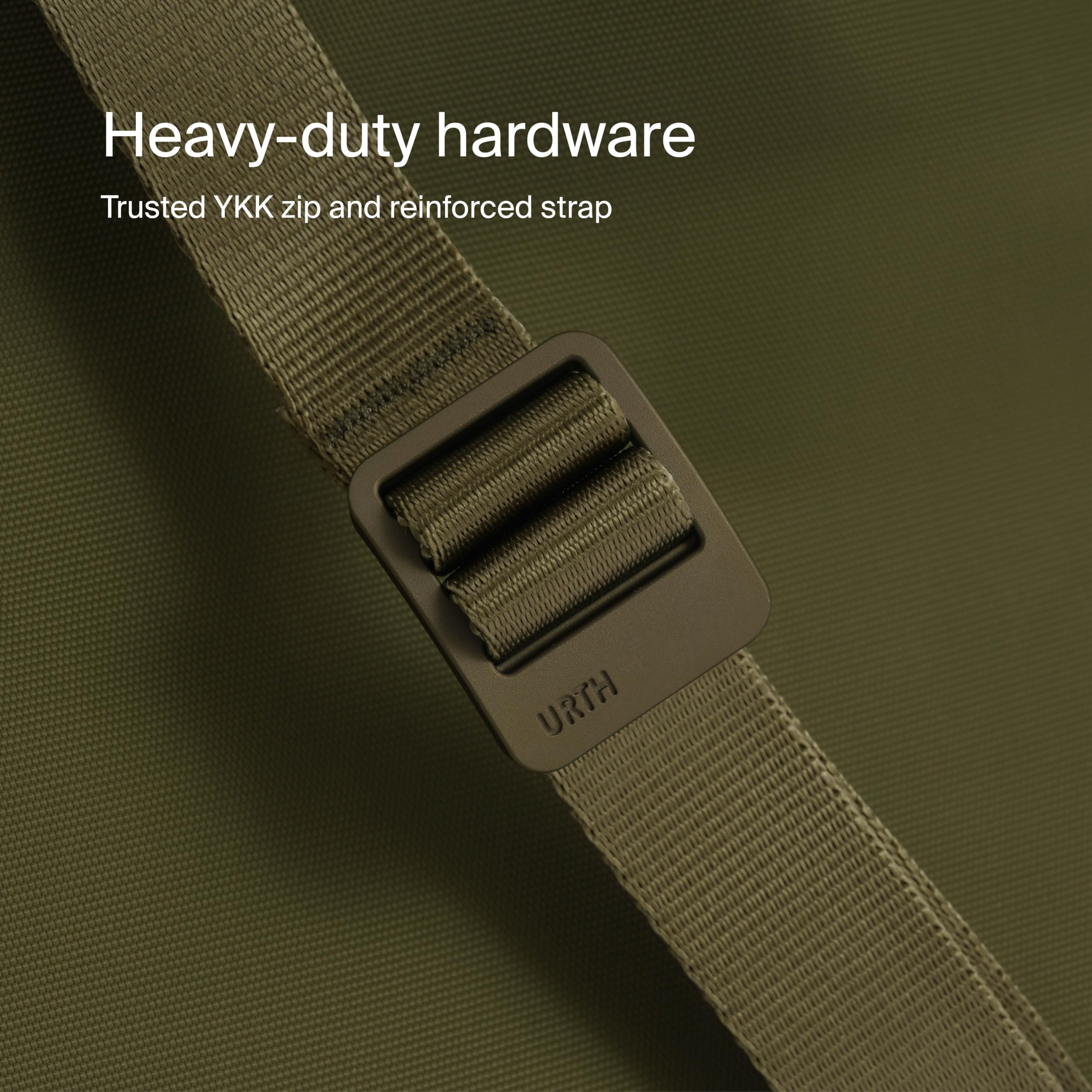 Urth Andesite 2L Photography Camera Pouch - Water Resistant, Recycled, Small Digital Camera & Daily Essentials Crossbody Bag in Green - Image 8