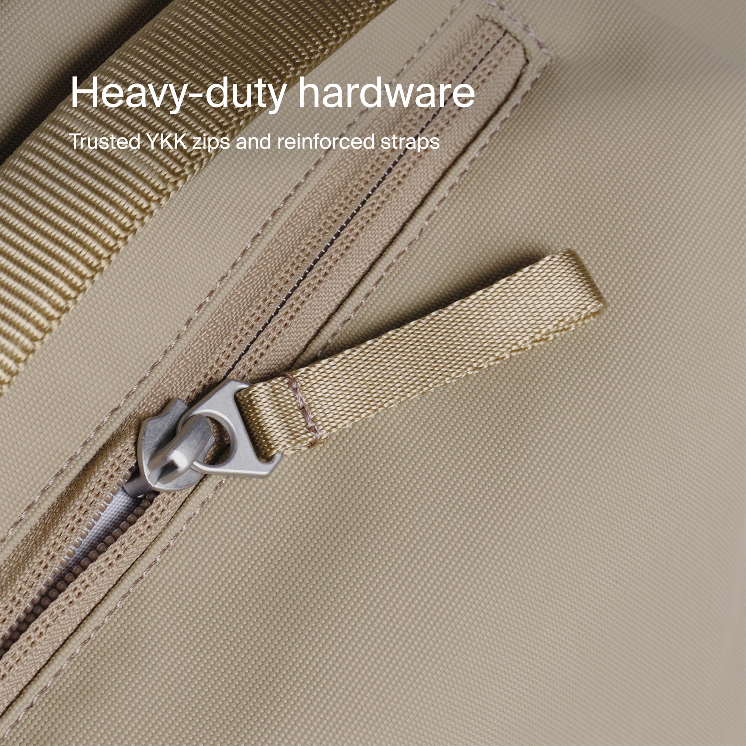 Urth Arkose 20L Backpack – 15” Laptop Bag, Weatherproof + Recycled (Beige) - Image 9