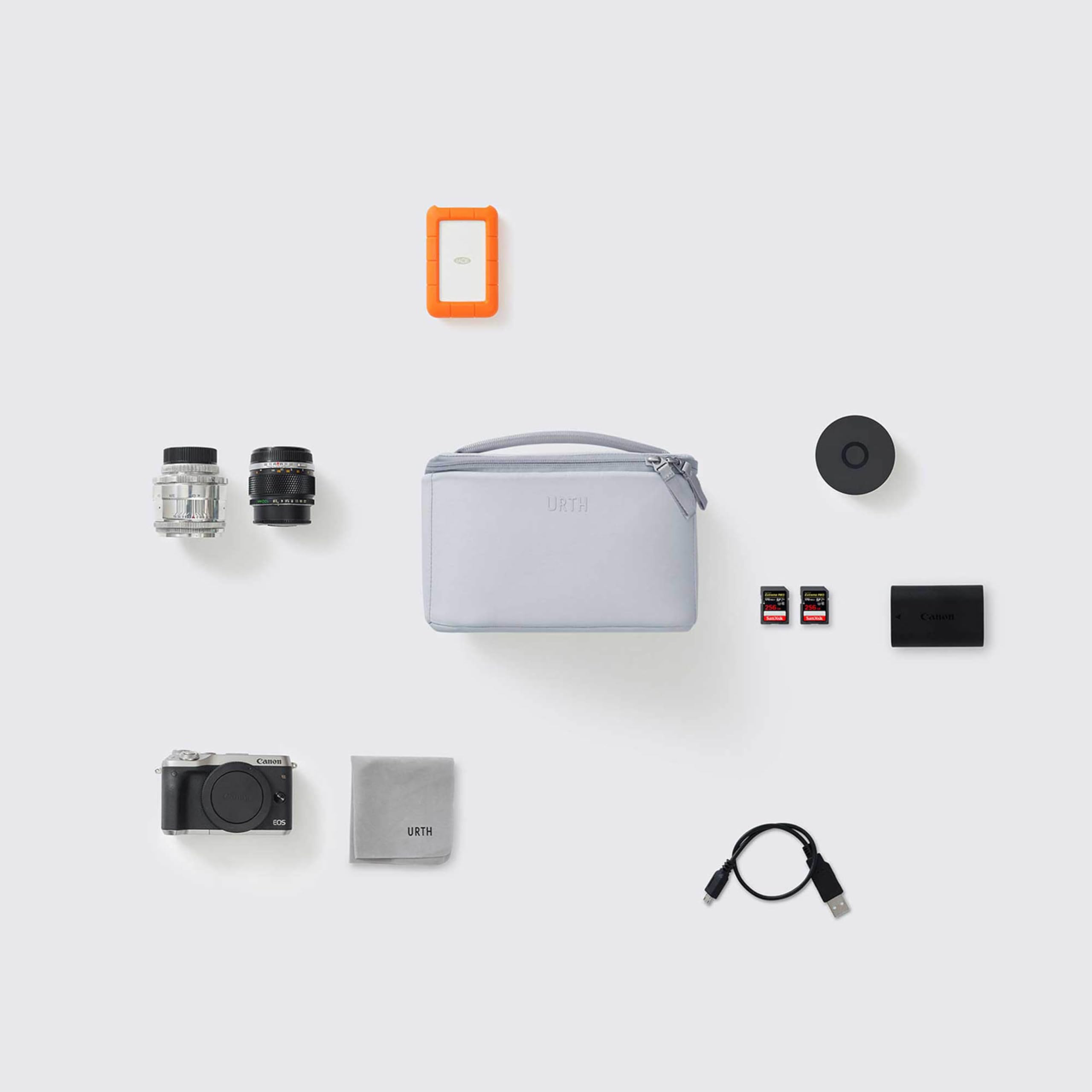 Urth Arkose Camera Insert Bag – for DSLR Camera and Lens, Weatherproof + Recycled - Image 7