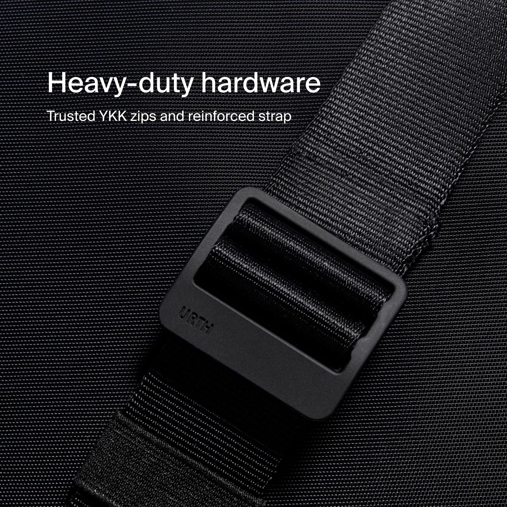 Urth Dolomite 8L Large Crossbody Camera Sling - Water Resistant, Recycled, Multifunction Photography DSLR Everyday Bag (Black) - Image 9