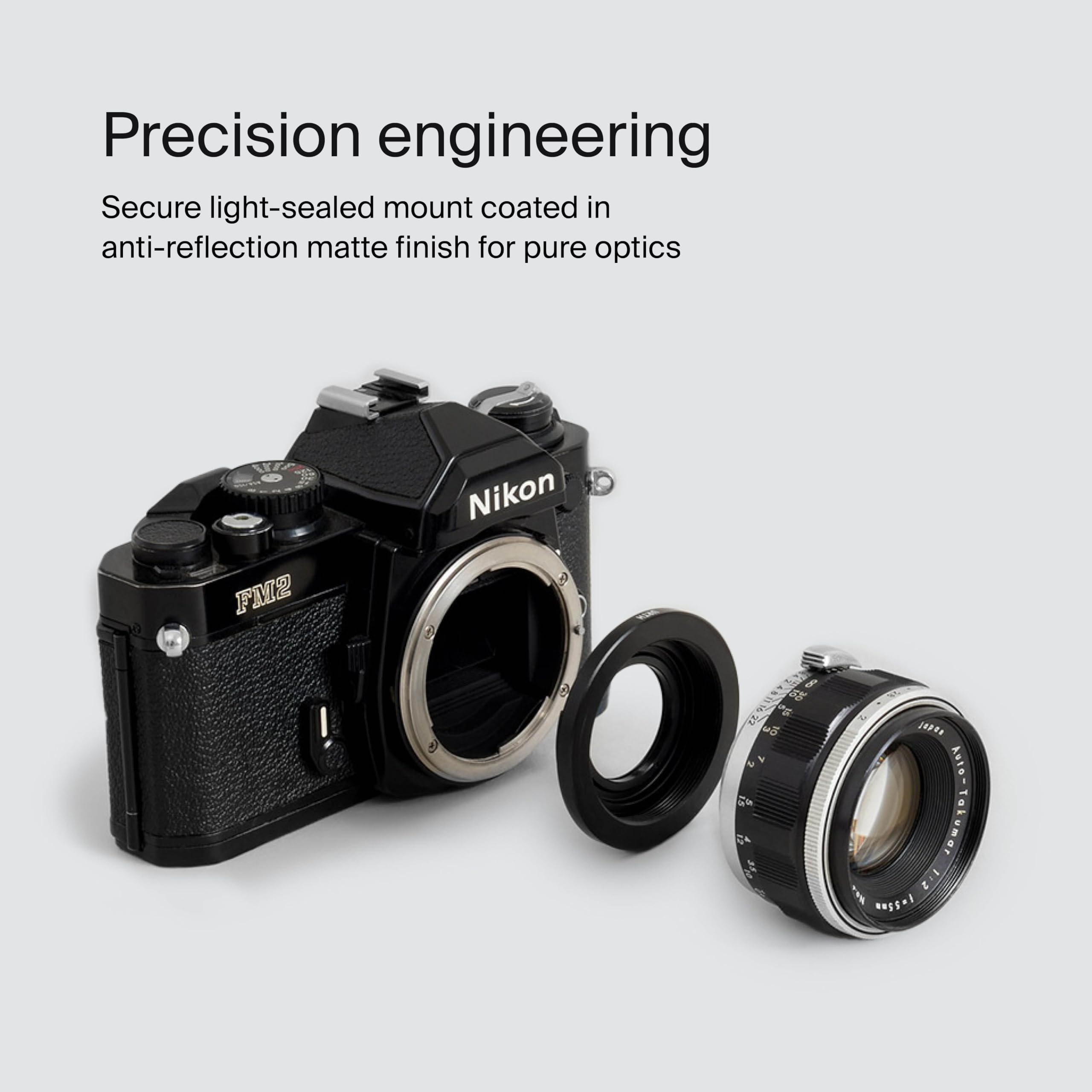 Urth Lens Mount Adapter: Compatible for Nikon F Camera Body to M42 Lens (with Optical Glass) - Image 4