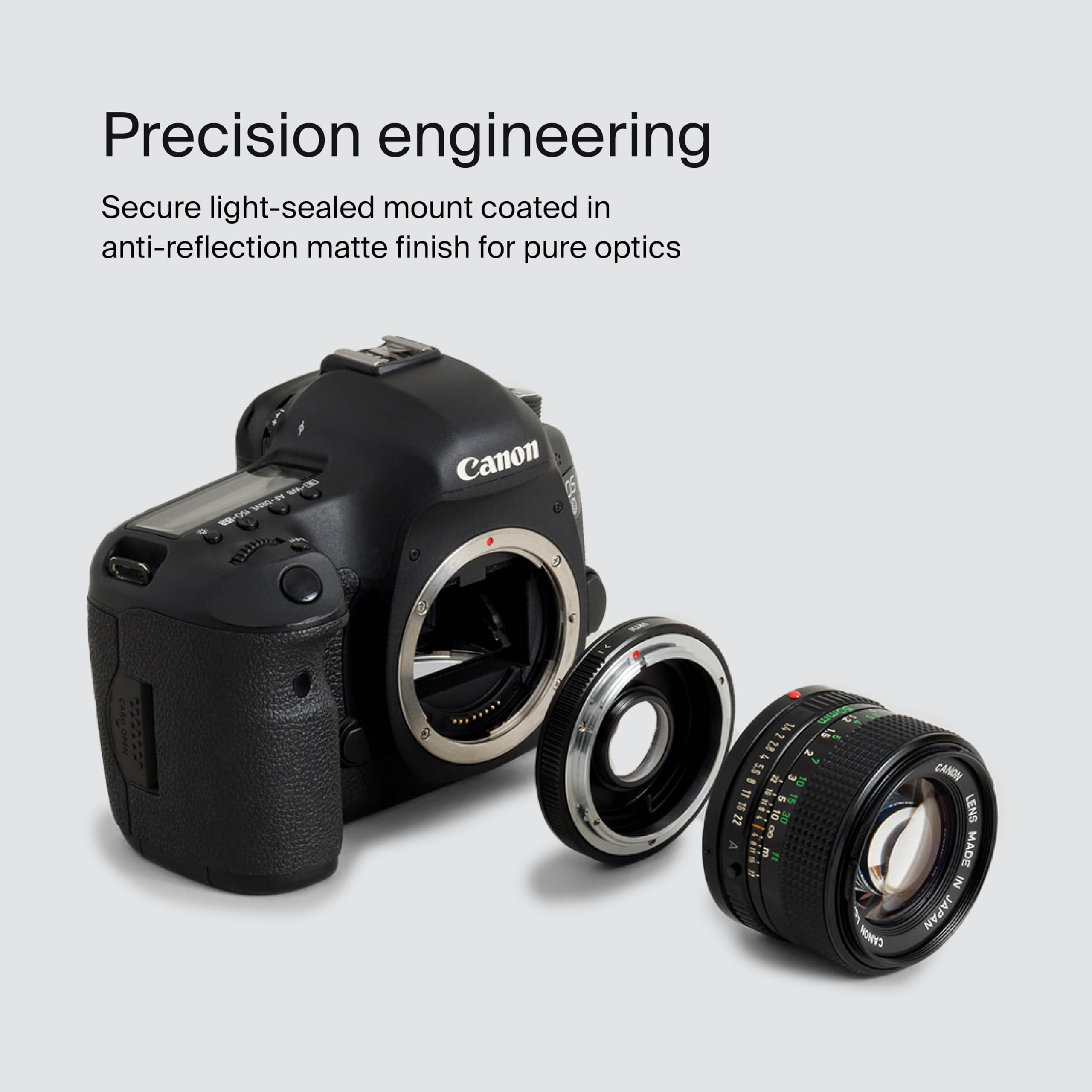 Urth Lens Mount Adapter: Compatible with Canon FD Lens to Canon (EF/EF-S) Camera Body (with Optical Glass) - Image 4