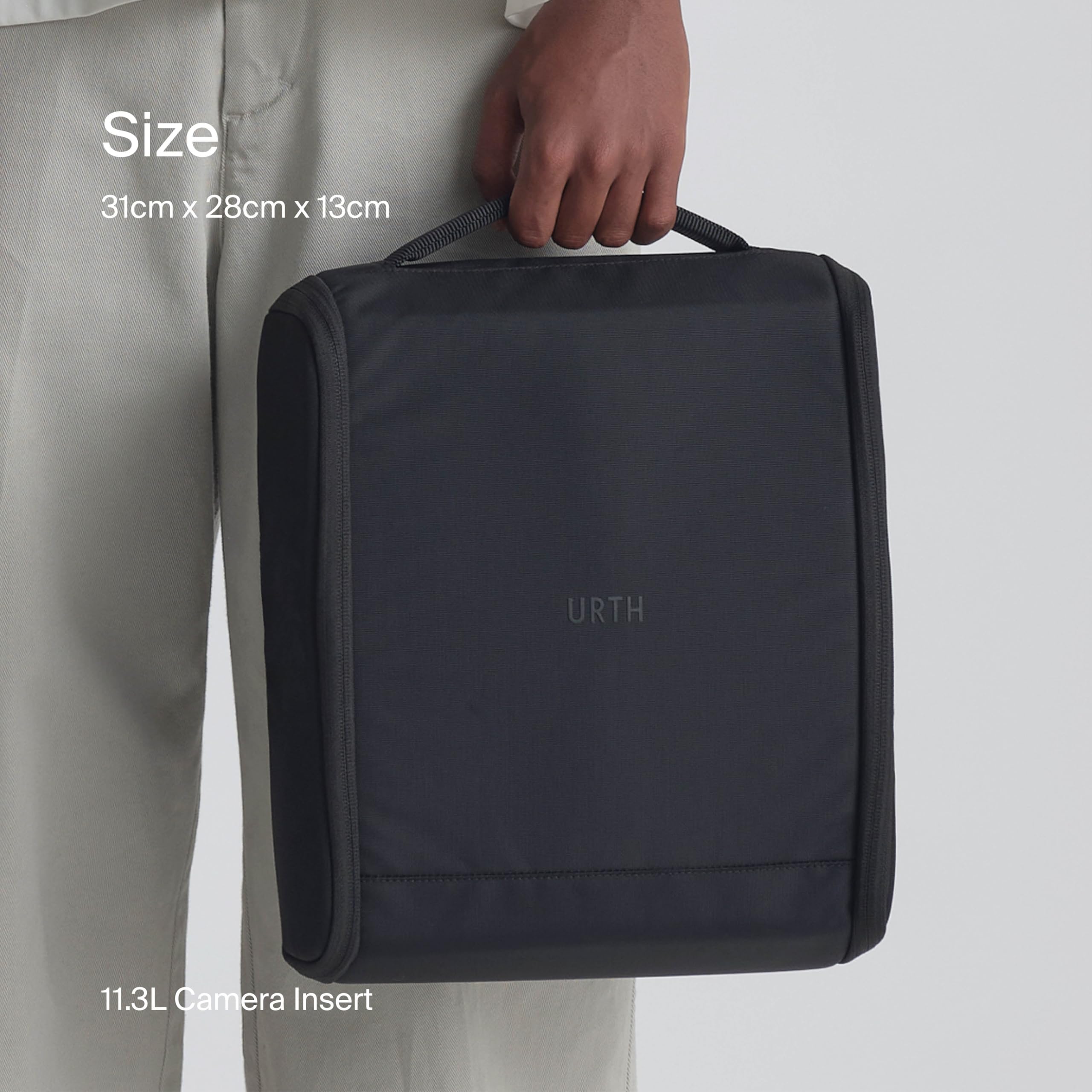 Urth Norite Camera Insert Bag – for DSLR Camera and Lens, Weatherproof + Recycled - Image 6